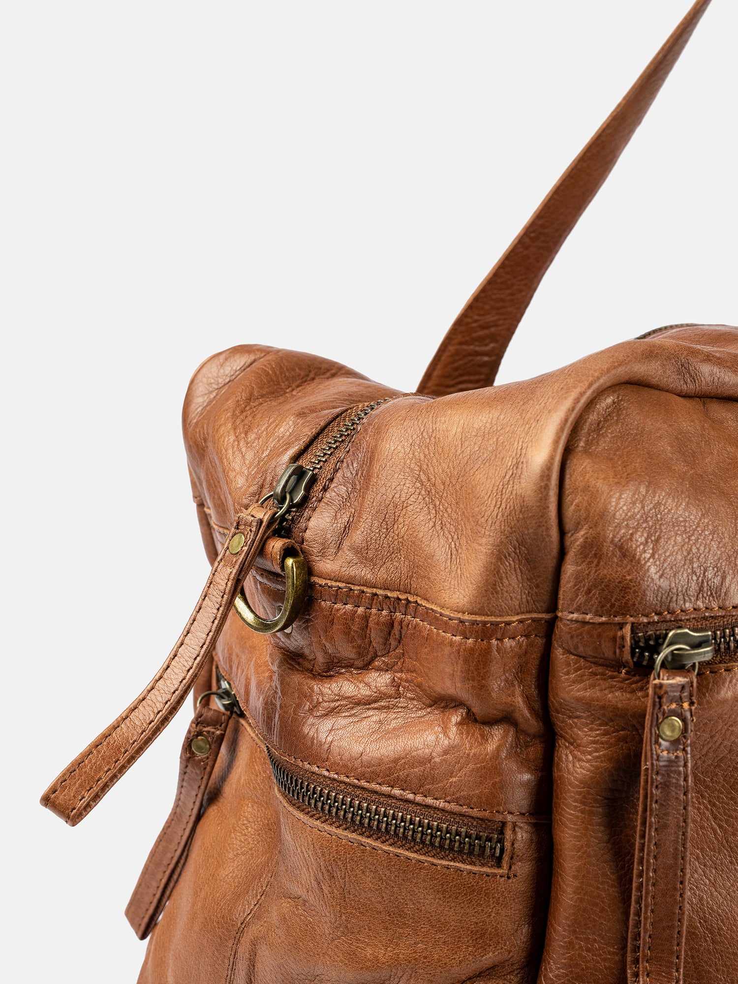 RE:DESIGNED Signe Urban Weekender Walnut Vollleder