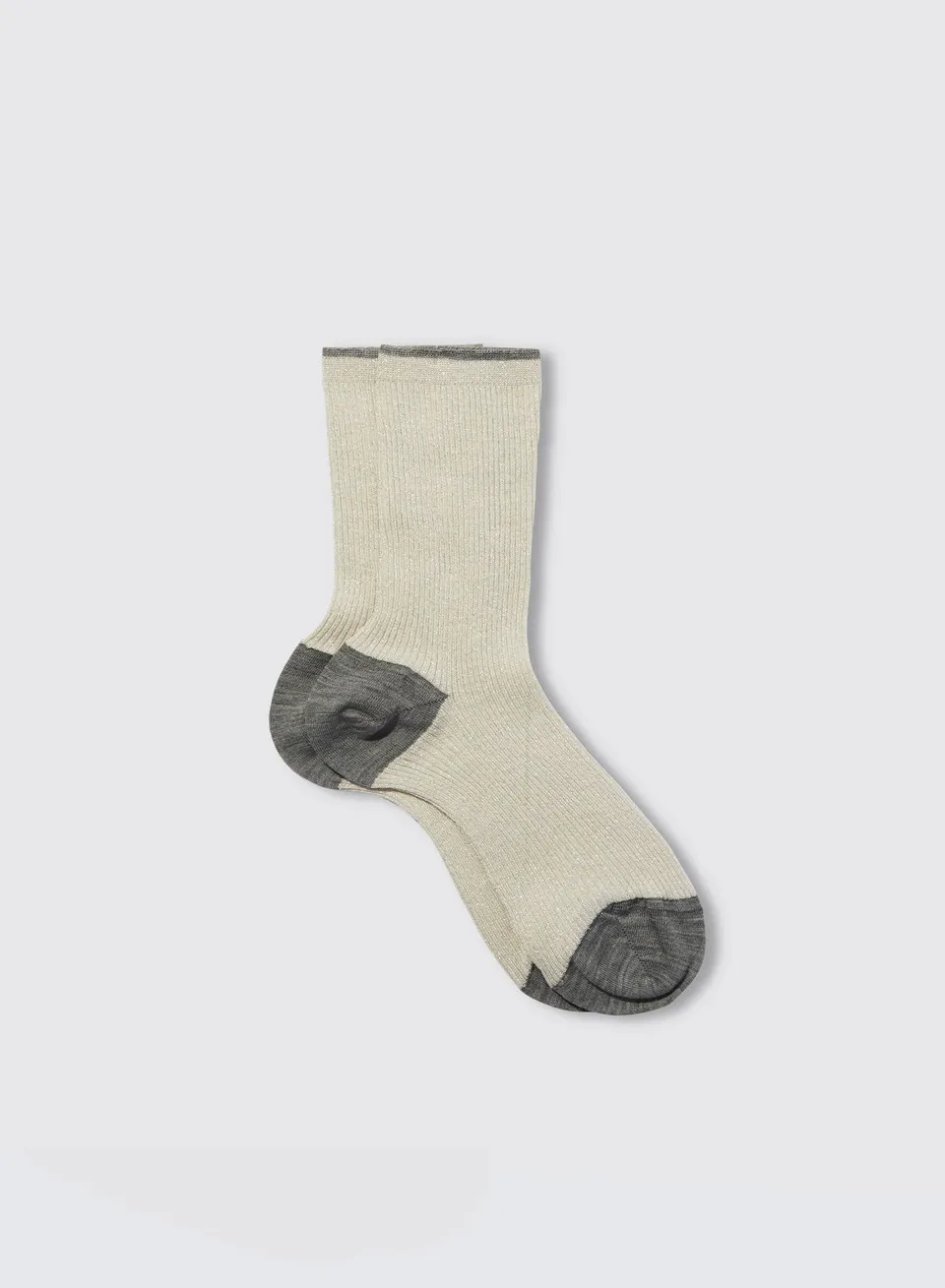 Maria la Rosa WSW25.36 Socken Off White Wollmix