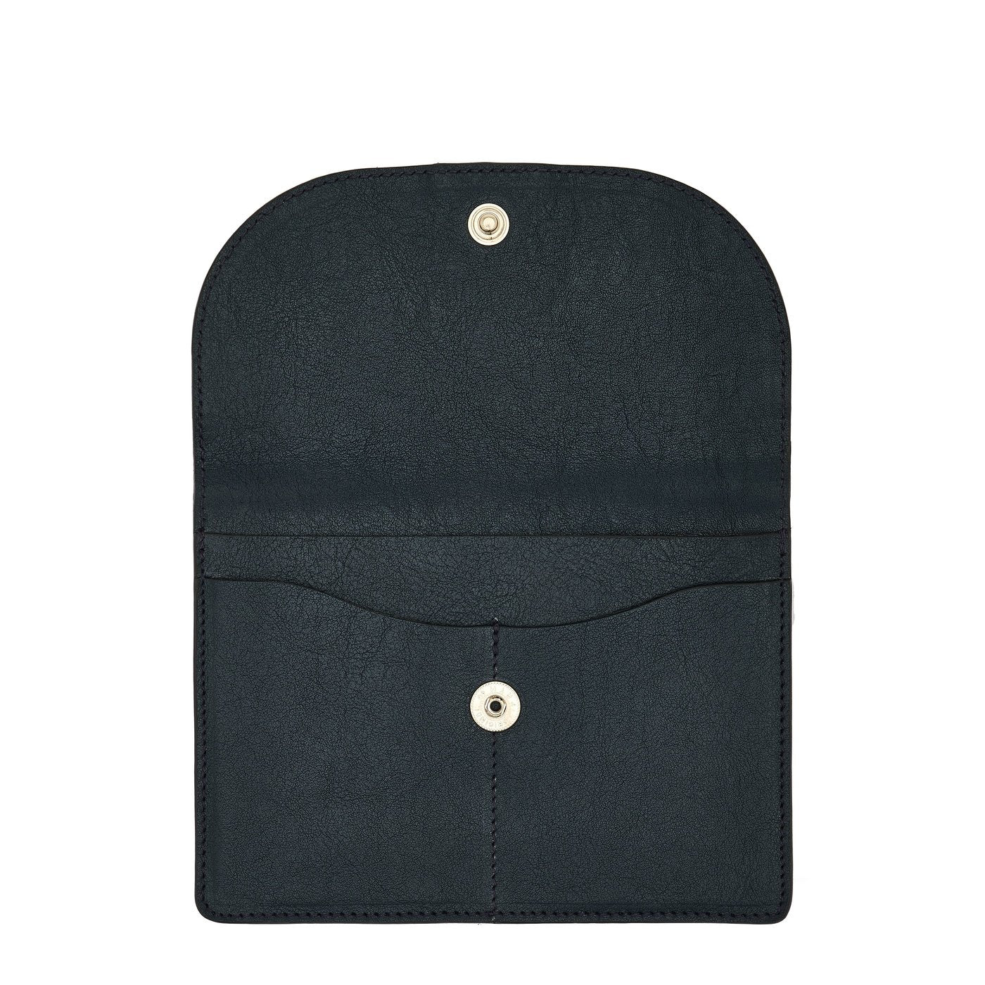Il Bisonte Linea 1990 Bustina Pochette Nachtblau Vollleder
