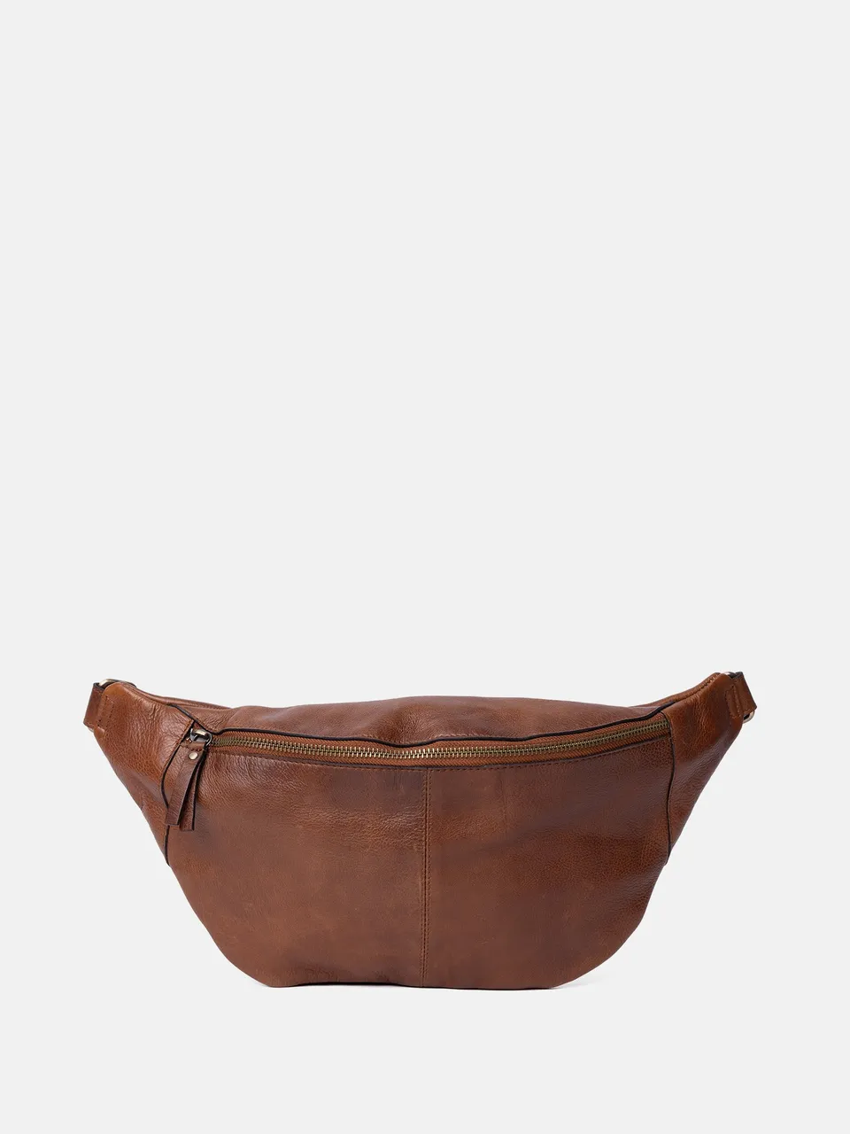 RE:DESIGNED Selina Bauchtasche Walnut Vollleder