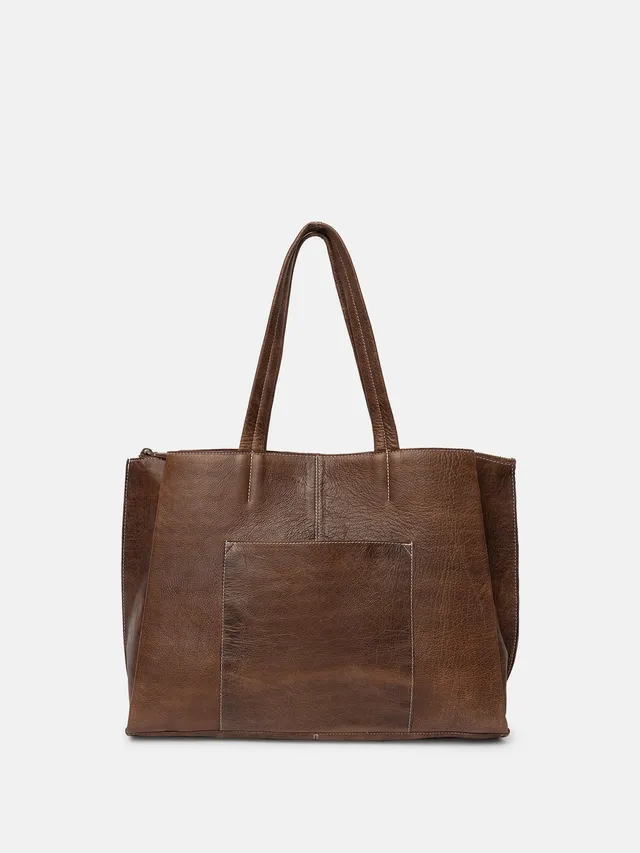 RE:DESIGNED Eliana 6055 Arbeitstasche Woodsmoke Leder