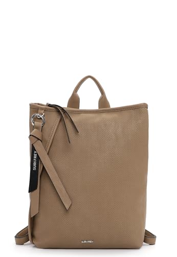SURI FREY Macy City Backpack Rucksack Taupe mit Tabletfach