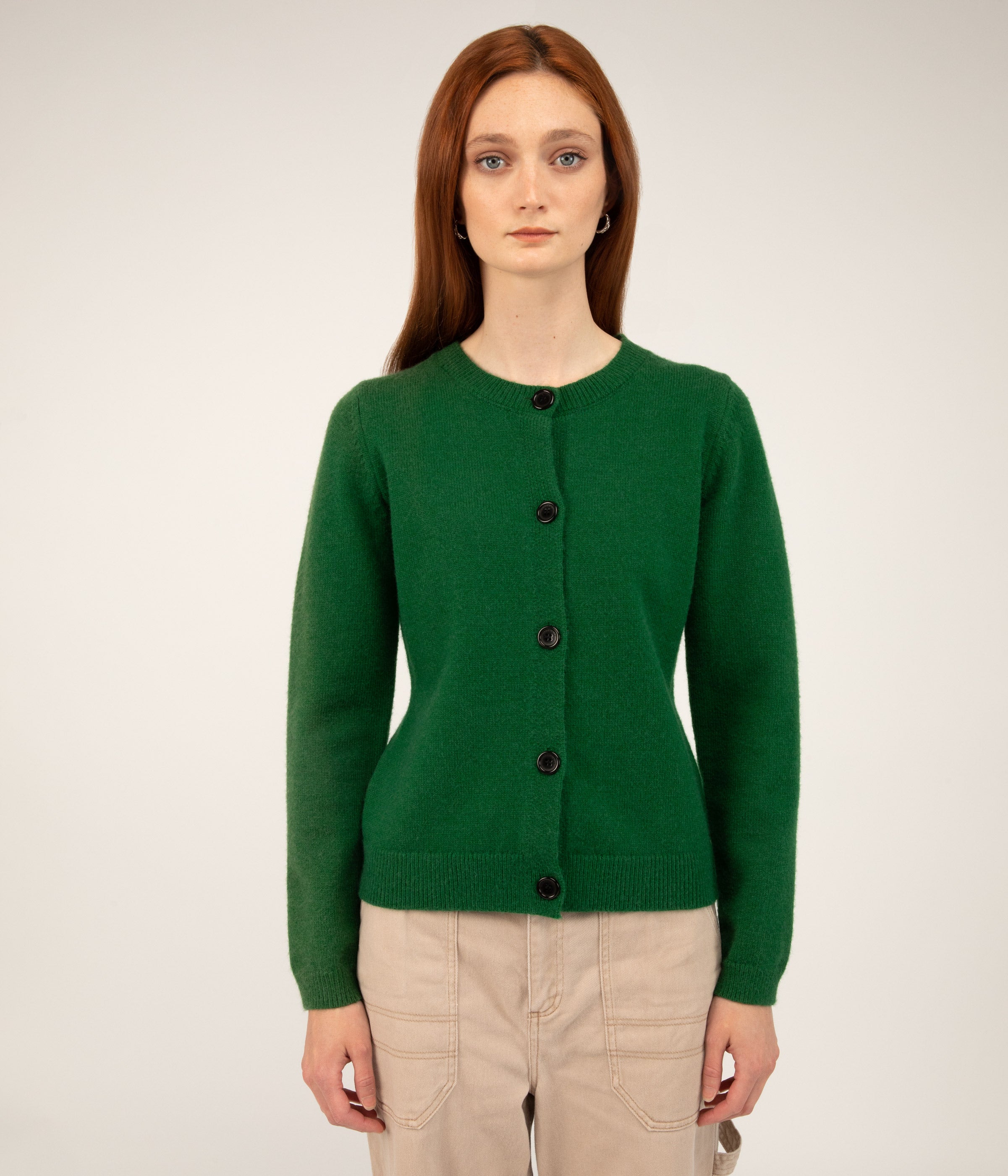 Matt & Nat Jil Button-Front Cardigan Orange Strickjacke