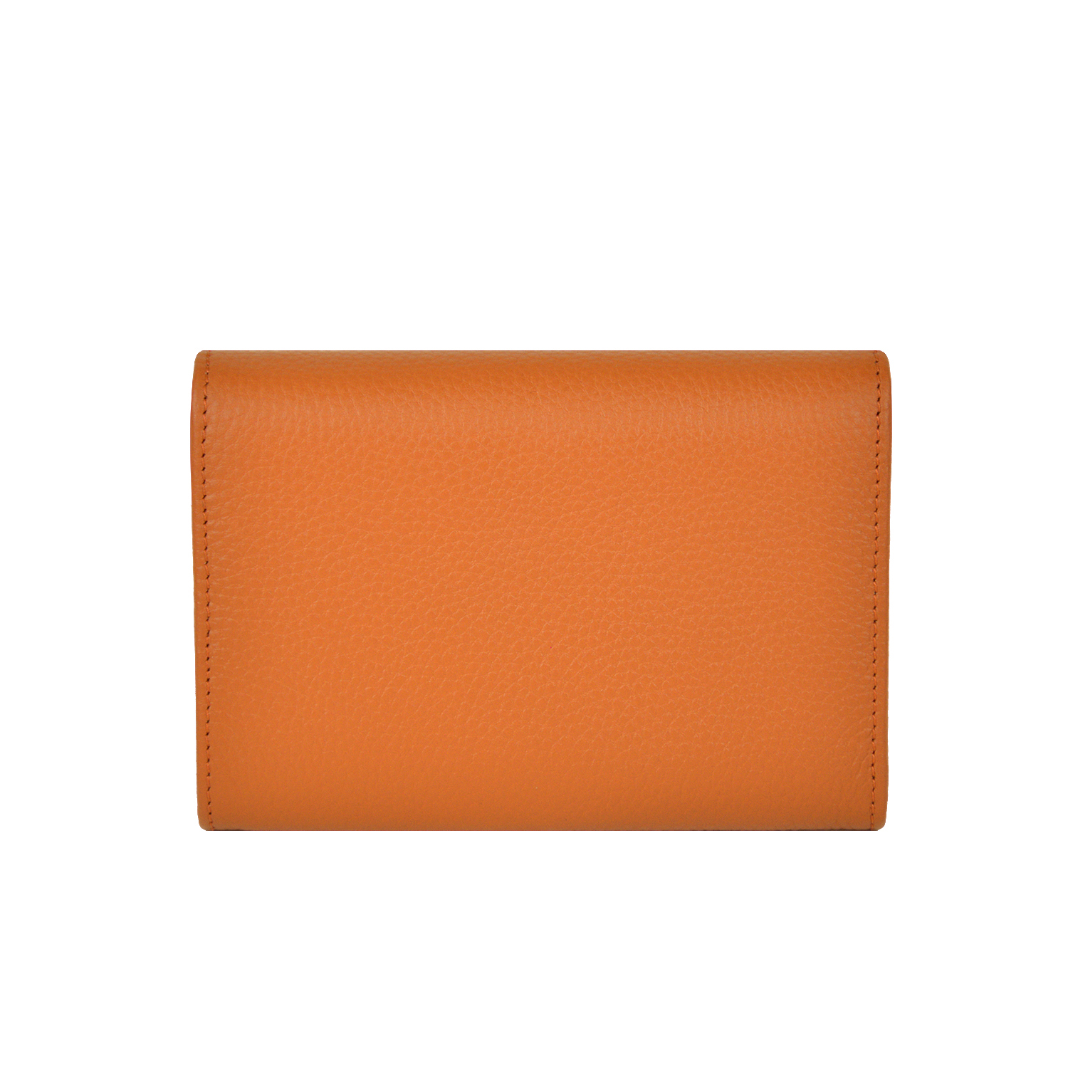Lamarthe Paris Geldbörse Orange Spaltleder