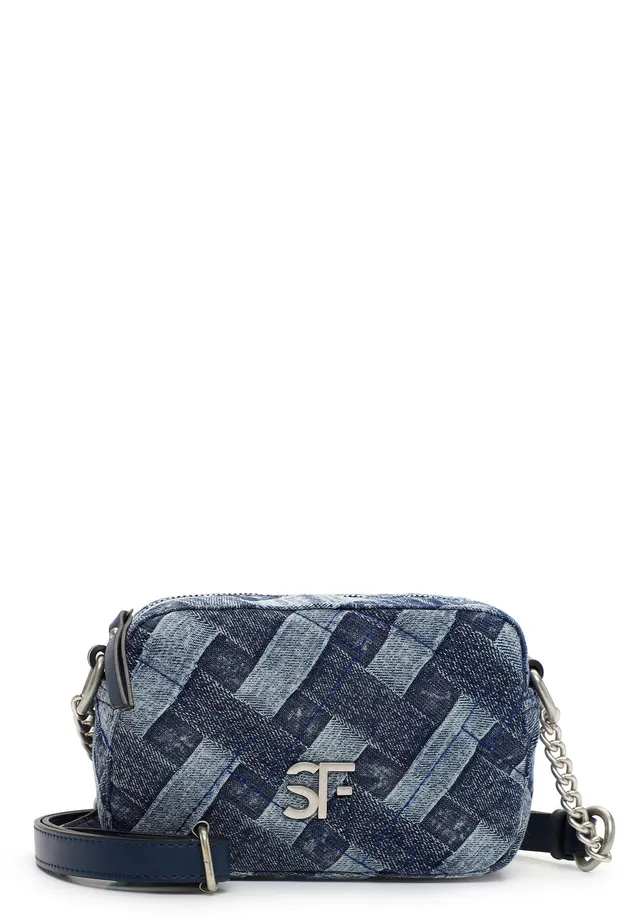 SURI FREY Bethy Crossbody Smokeblue Denim-Optik