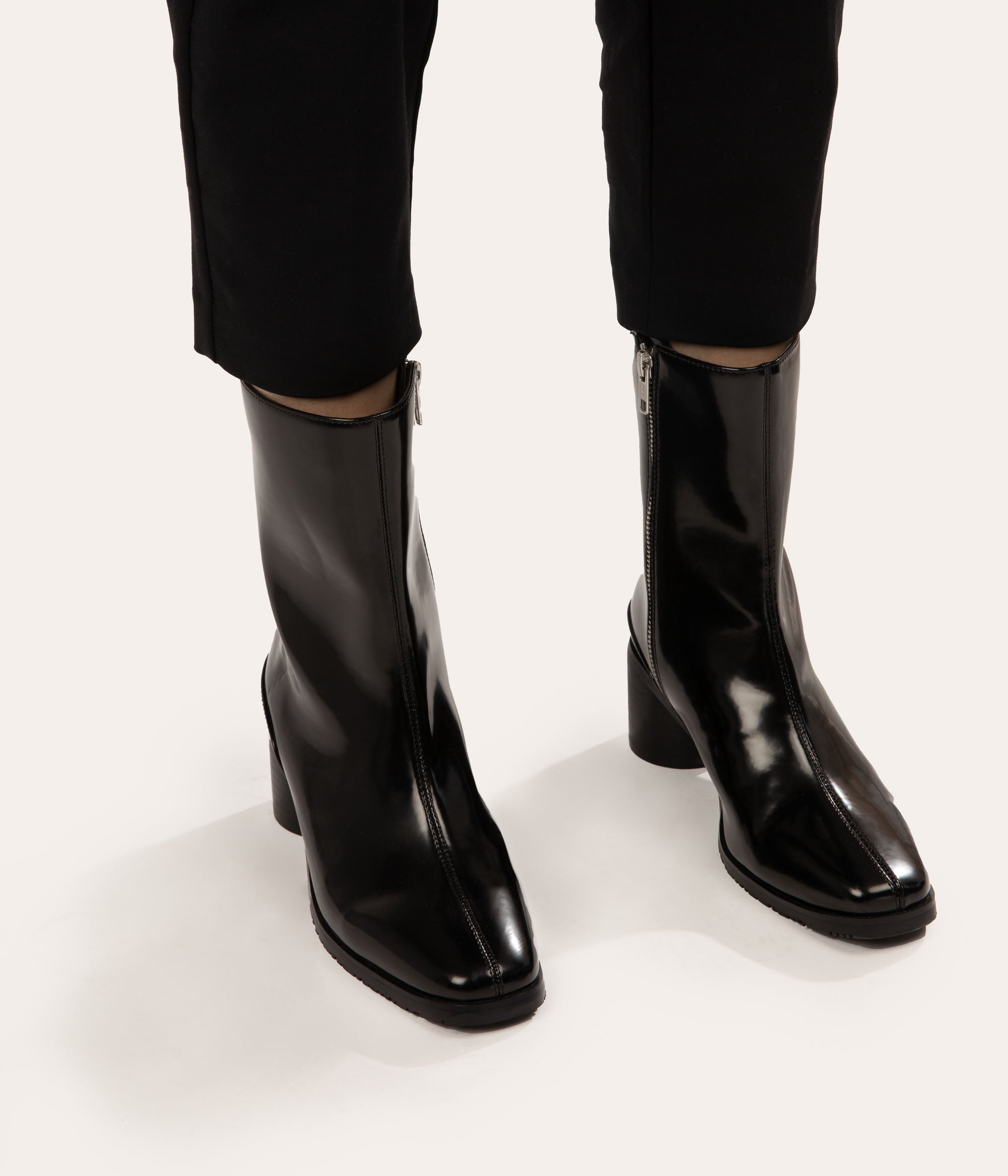 Matt & Nat LIAM Stiefeletten Schwarz vegan Absatz 6 cm