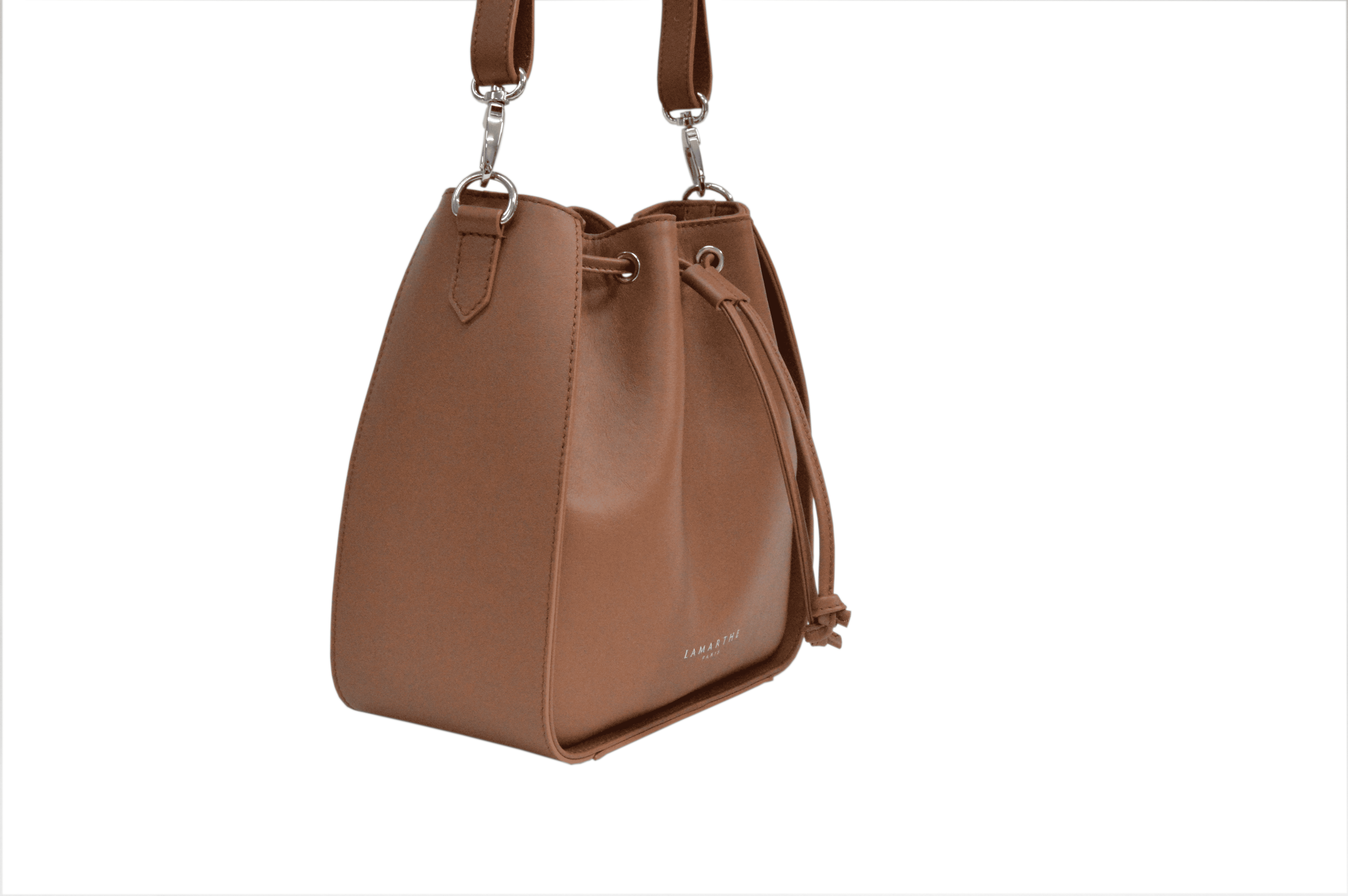 Lamarthe Calypso Beuteltasche Vollleder camel