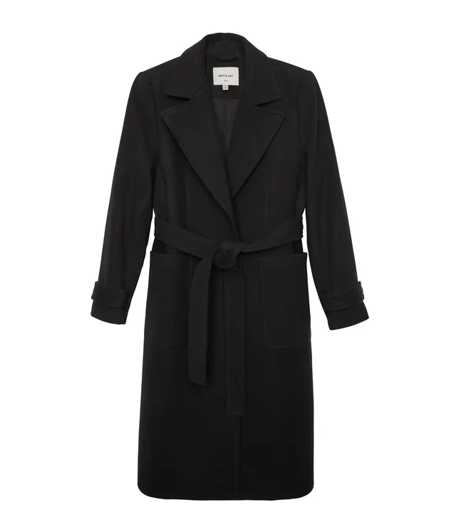 Matt & Nat Evie Mantel schwarz vegan