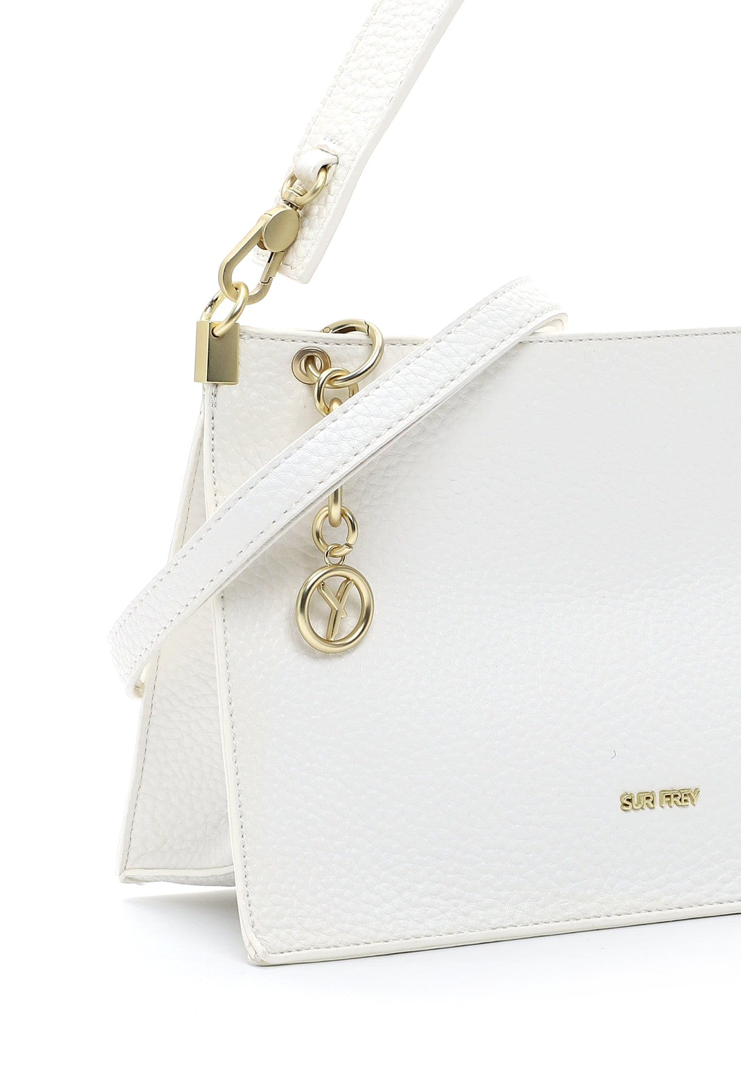 SURI FREY Gwenny Schultertasche White mit Boden