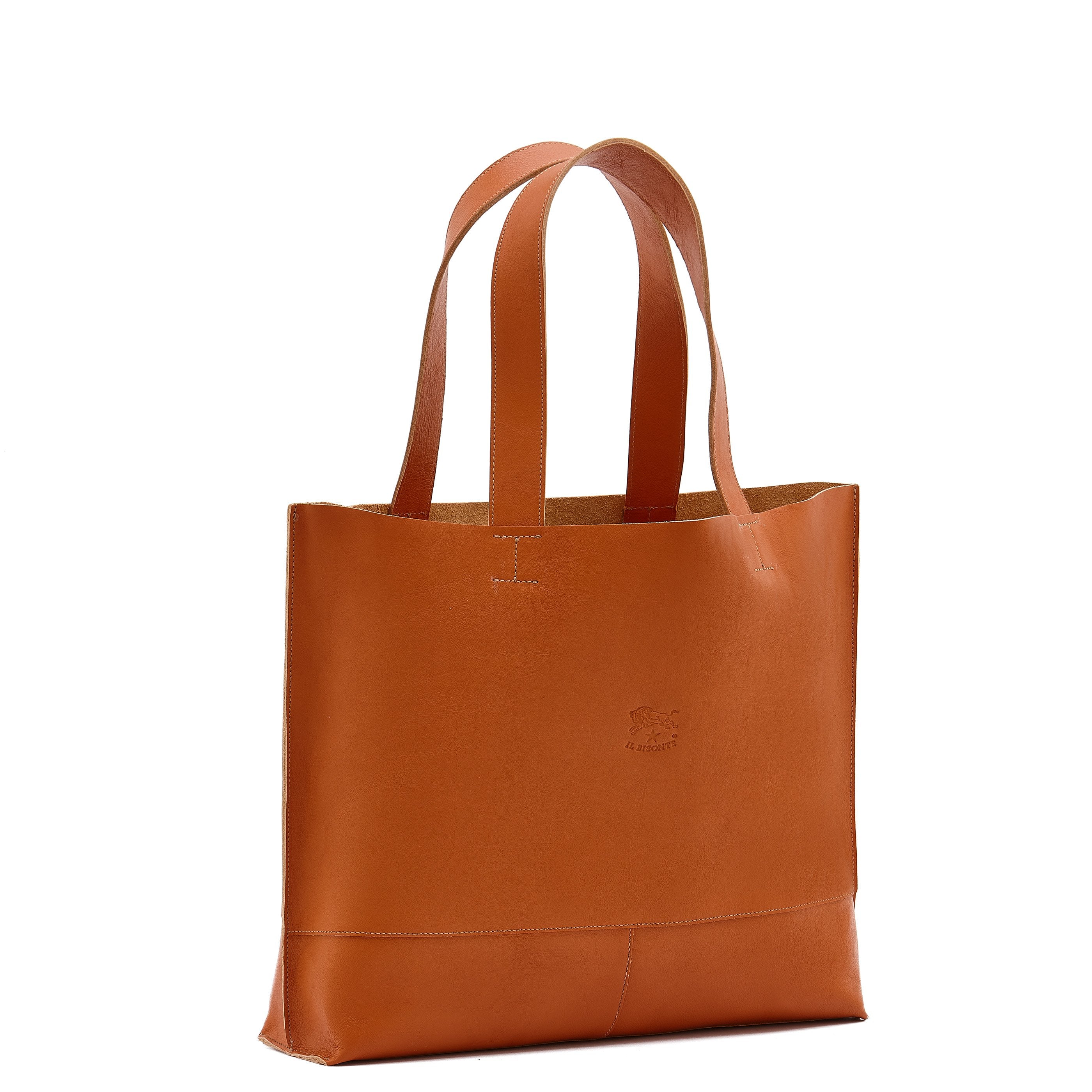 Il Bisonte Talamone Shopper Rindsleder caramell