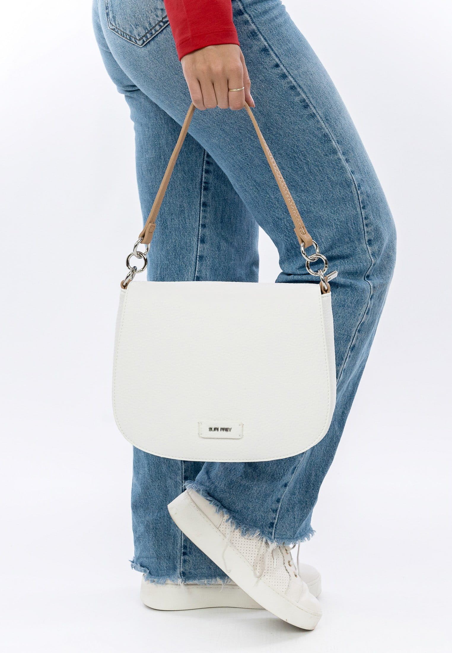 SURI FREY Batty Shoulder Bag Schultertasche White weiß Klappe