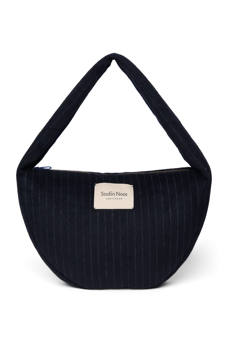 Studio Noos Flannel Chalkstripe Cross Body Umhängetasche Dunkelblau 13 Zoll