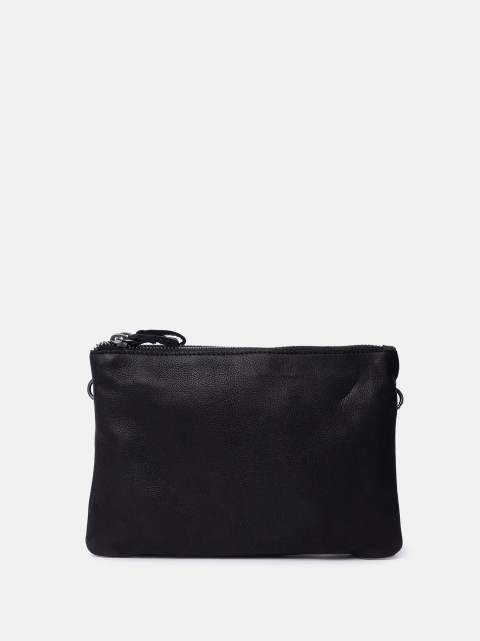 RE:DESIGNED Oslo Soft Clutch Soft Black Vollleder