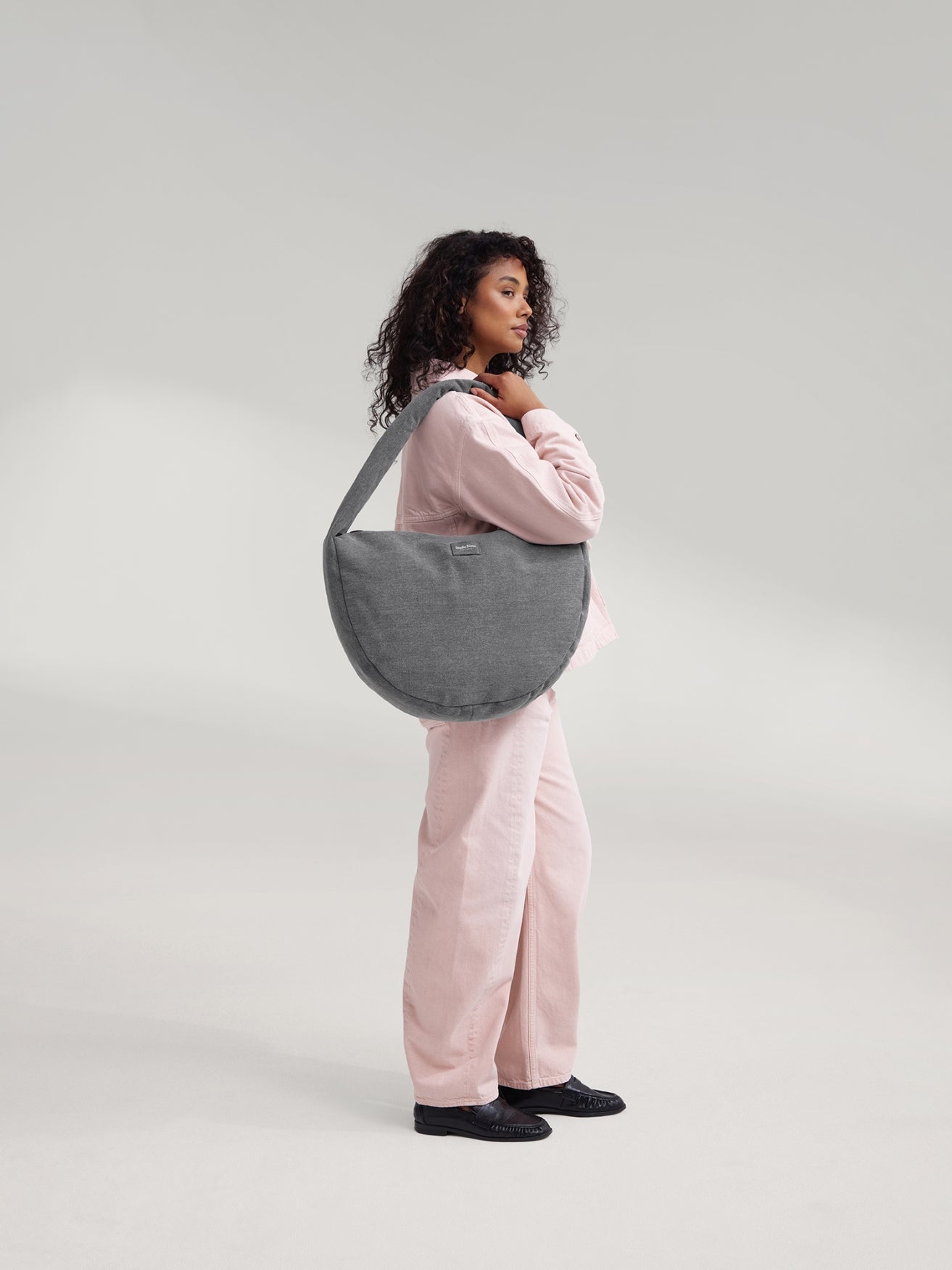 Studio Noos Denim Cross Body Umhängetasche Grey Denim