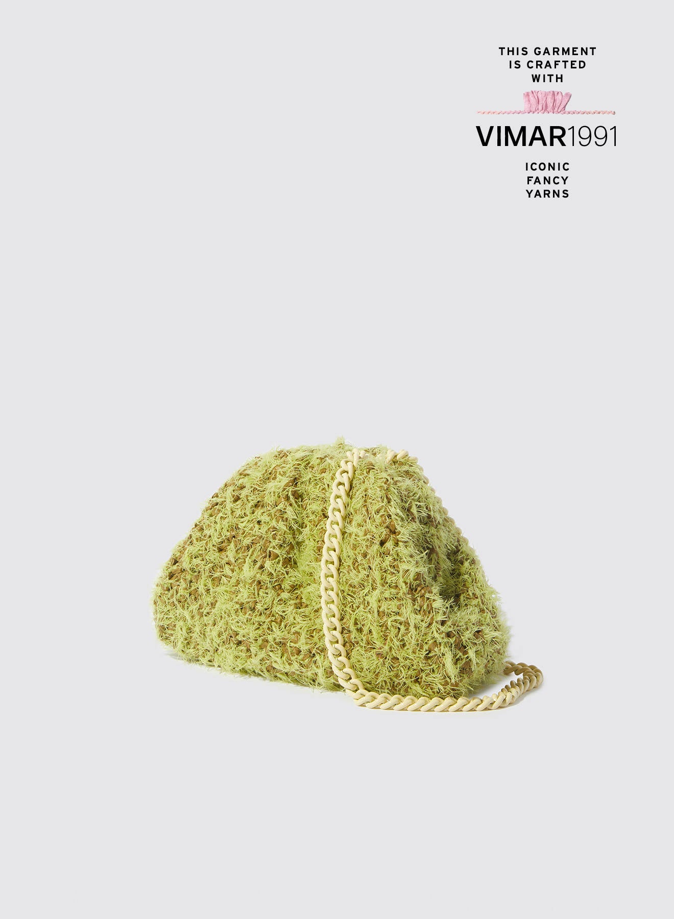 Maria la Rosa Silva WBS26.36 Clutch limette Strick