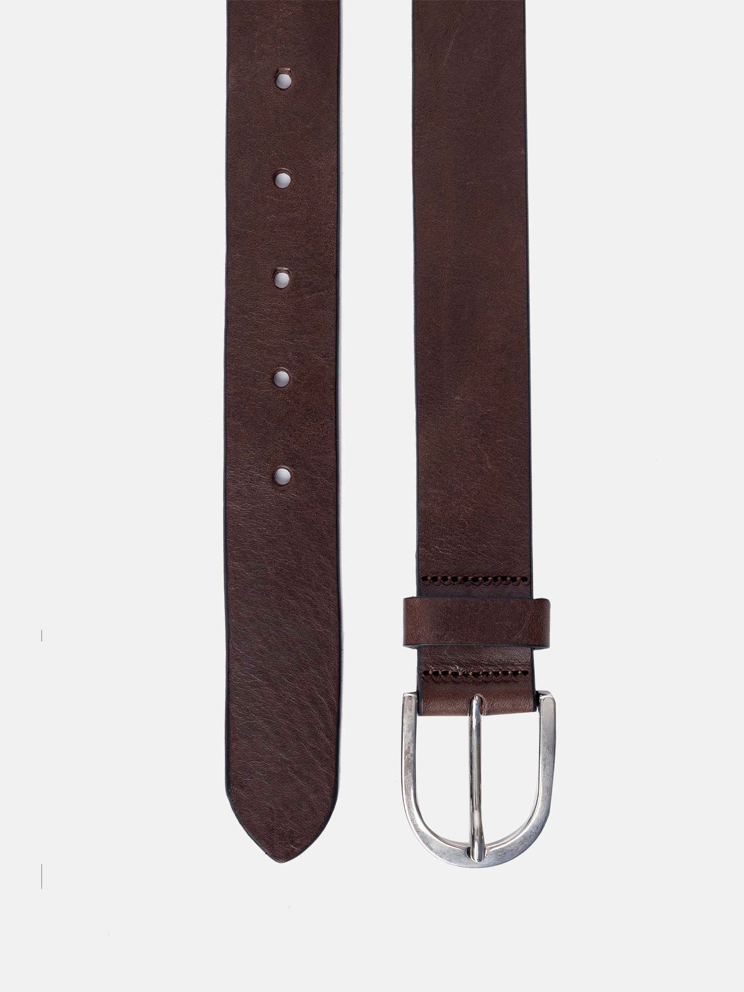 RE:DESIGNED Hope Ledergürtel Dunkelbraun 3 cm