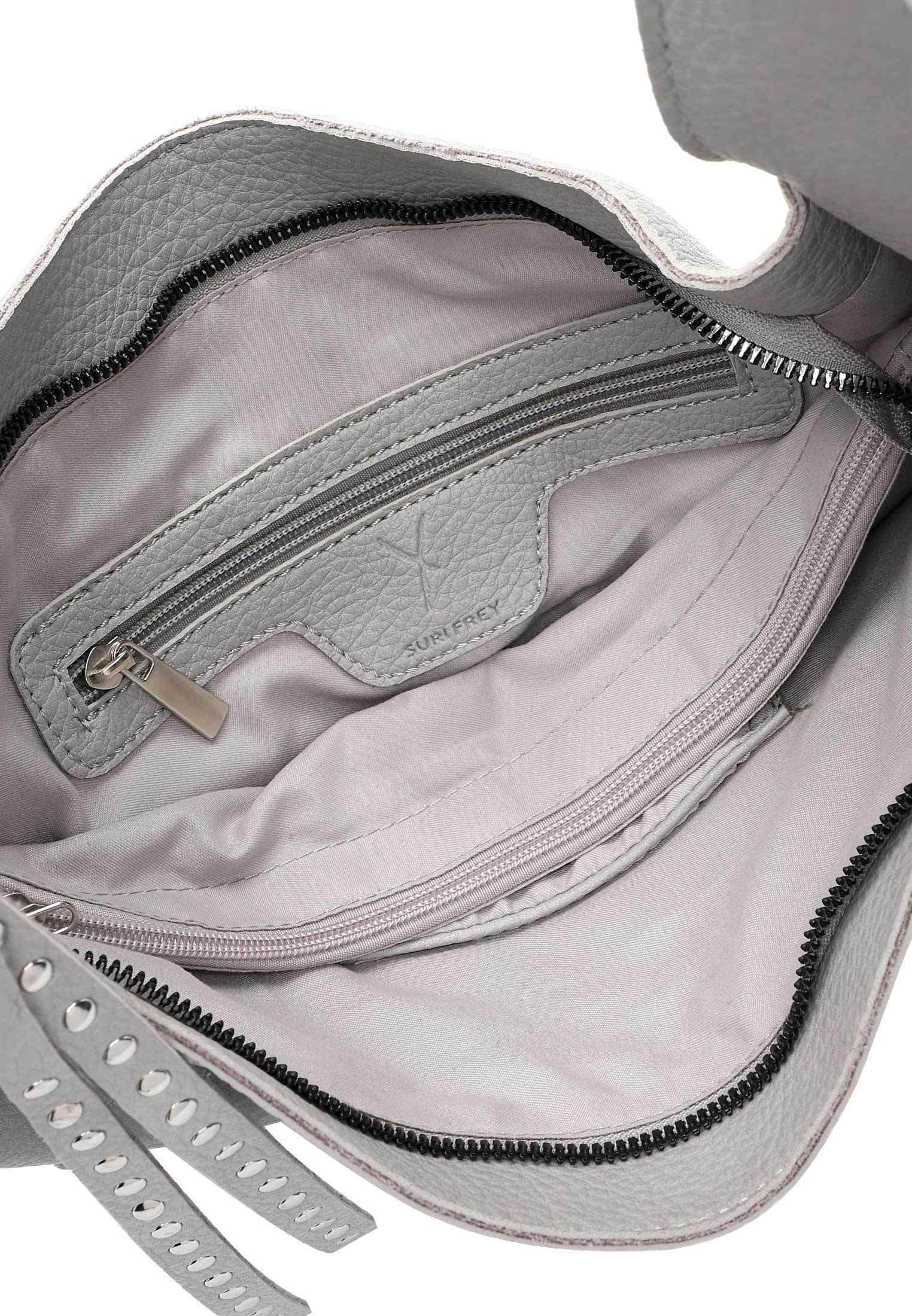 SURI FREY Franzy Hobo Bag M Schultertasche Lightgrey