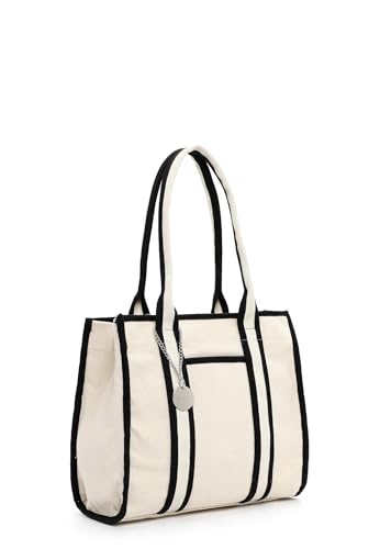 SURI FREY Bethany Cityshopper M Shopper Schwarz Canvas