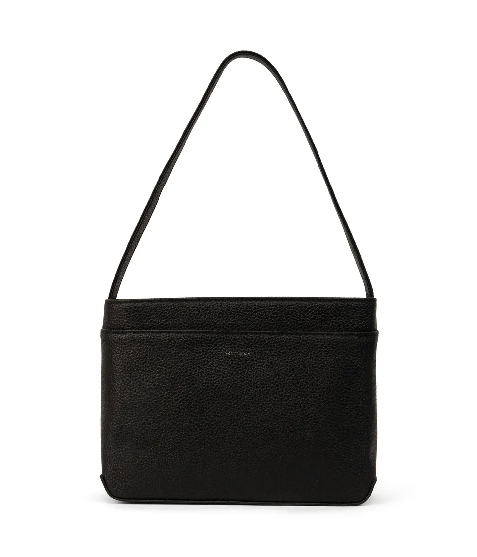 Matt & Nat Luisa Purity Schultertasche Schwarz vegan