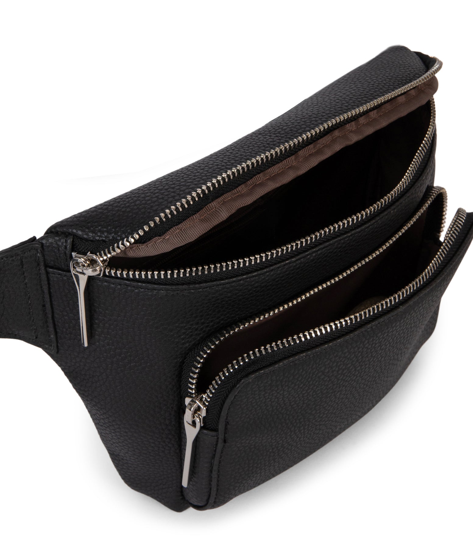 Matt & Nat Grain Kora Gürteltasche Schwarz vegan