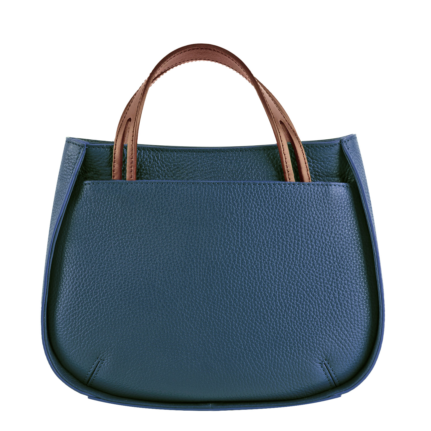 Lamarthe Fidèle S Umhängetasche Navy Vollleder