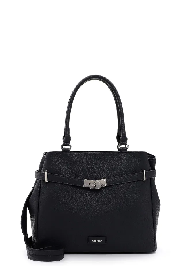 SURI FREY Leony Cityshopper M Handtasche Blau genarbt