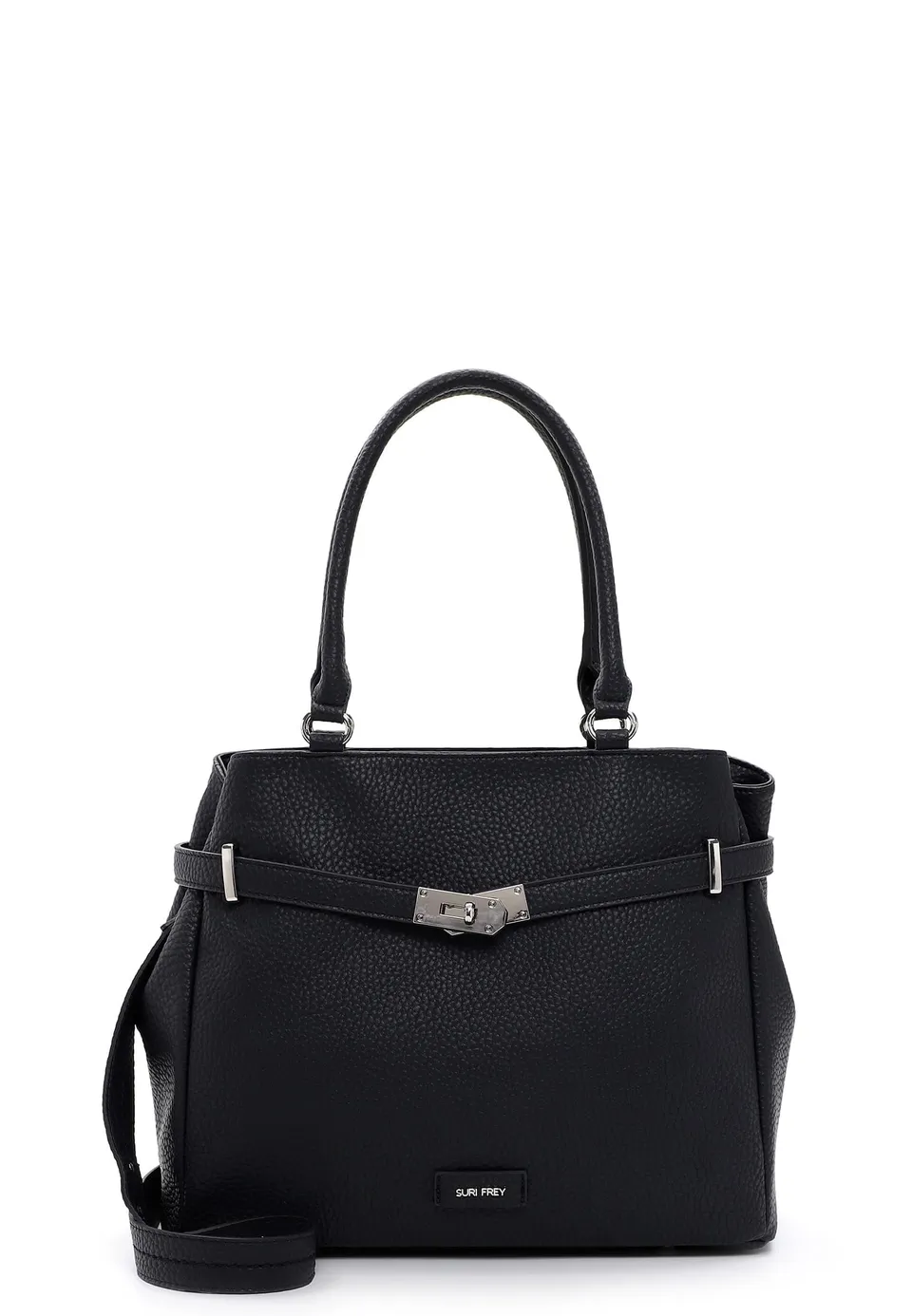 SURI FREY Leony Cityshopper M Handtasche Blau genarbt