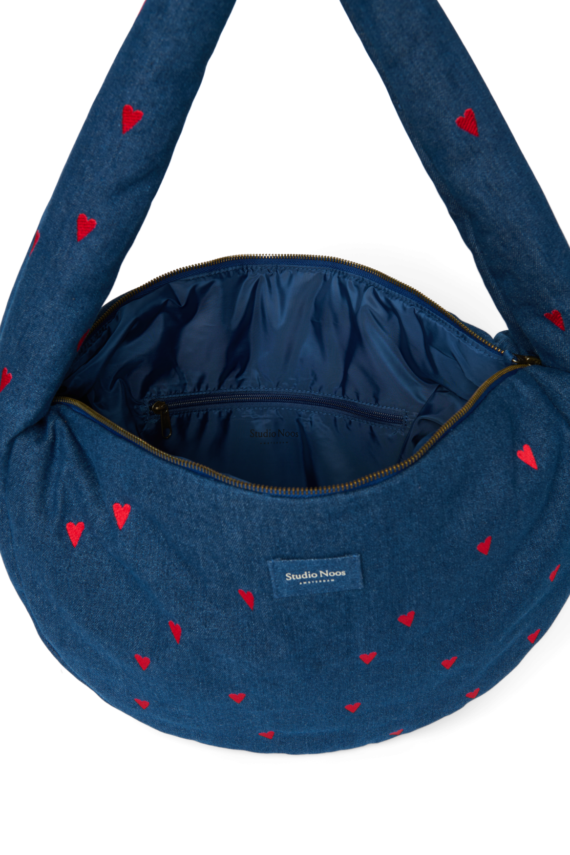 Studio Noos Denim Cross Body Bag Umhängetasche Dunkelblau 13 Zoll