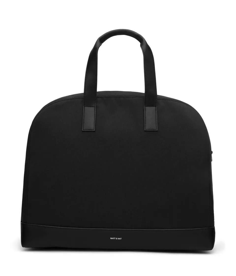 Matt & Nat Calvi Canvas Weekender Schwarz vegan