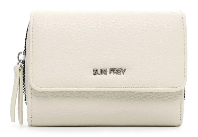SURI FREY SFY Tiffy Wallet Geldbörse Ecru Druckknopf 13,5 cm