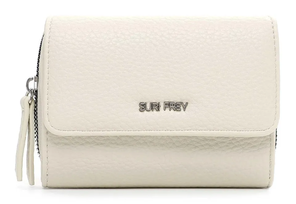 SURI FREY SFY Tiffy Wallet Geldbörse Ecru Druckknopf 13,5 cm