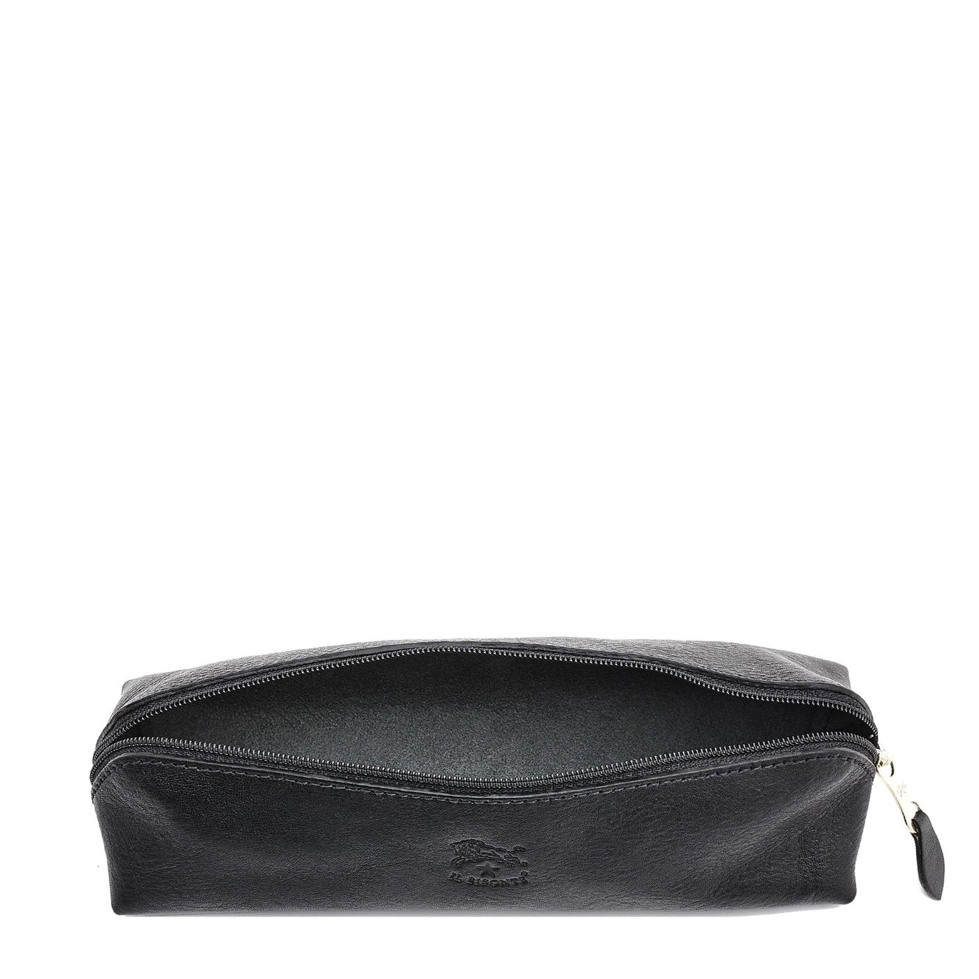 Il Bisonte Astuccio Etui Schwarz Vollleder
