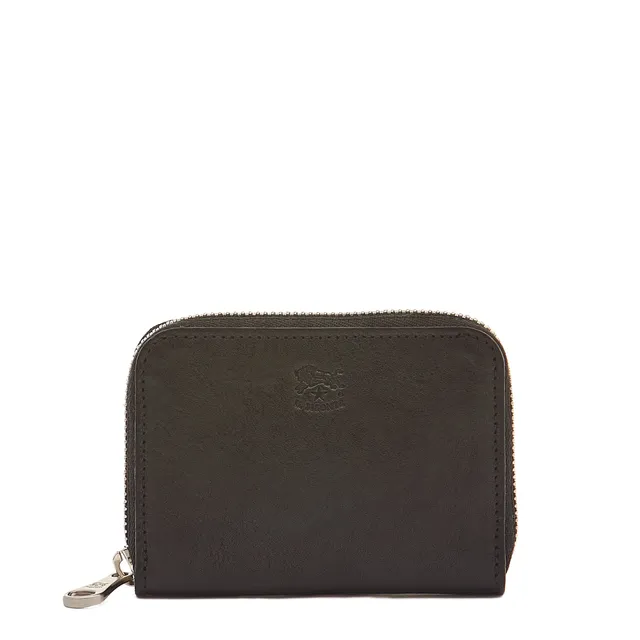Il Bisonte Cestello Zip Portemonnaie Schwarz Herren