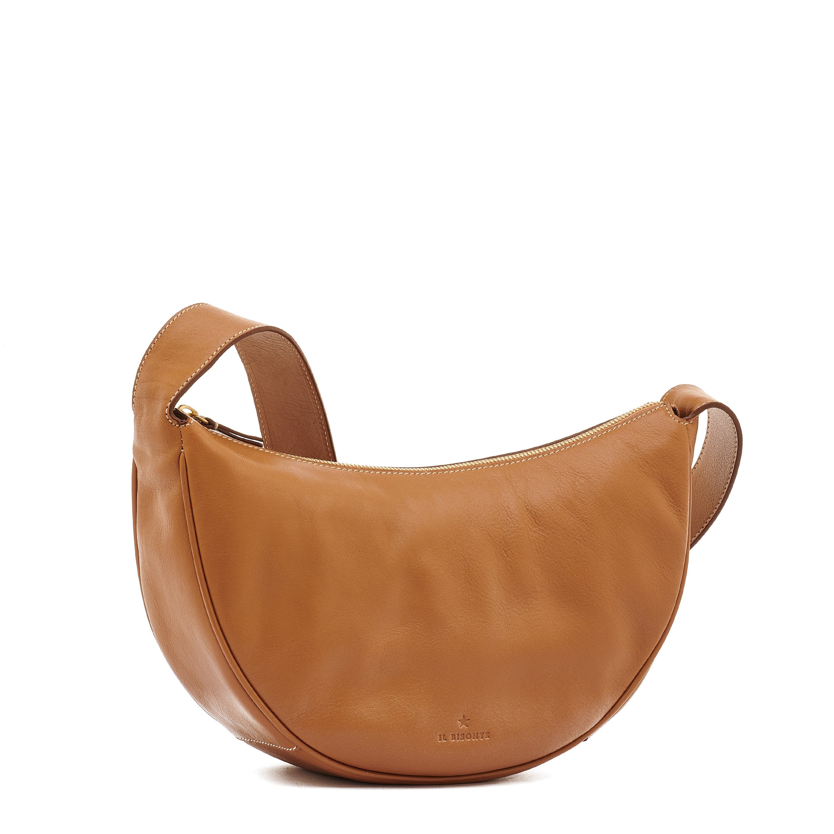 Il Bisonte Oliveta Hobo gianduia Vollleder