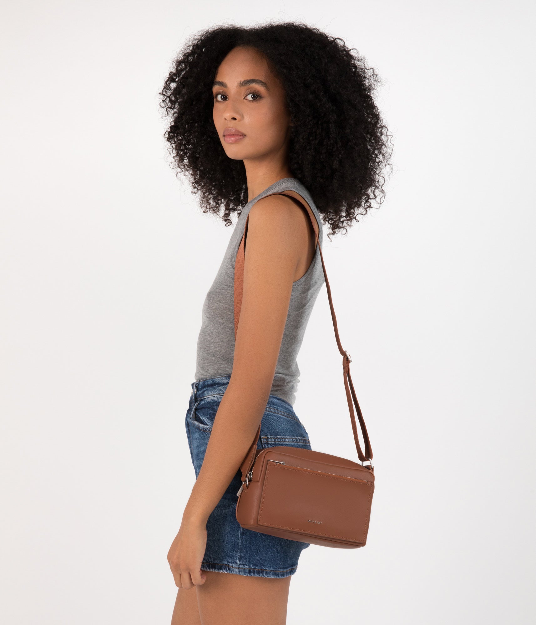 Matt & Nat Arbor PAIGE Umhängetasche Schwarz vegane Crossbody