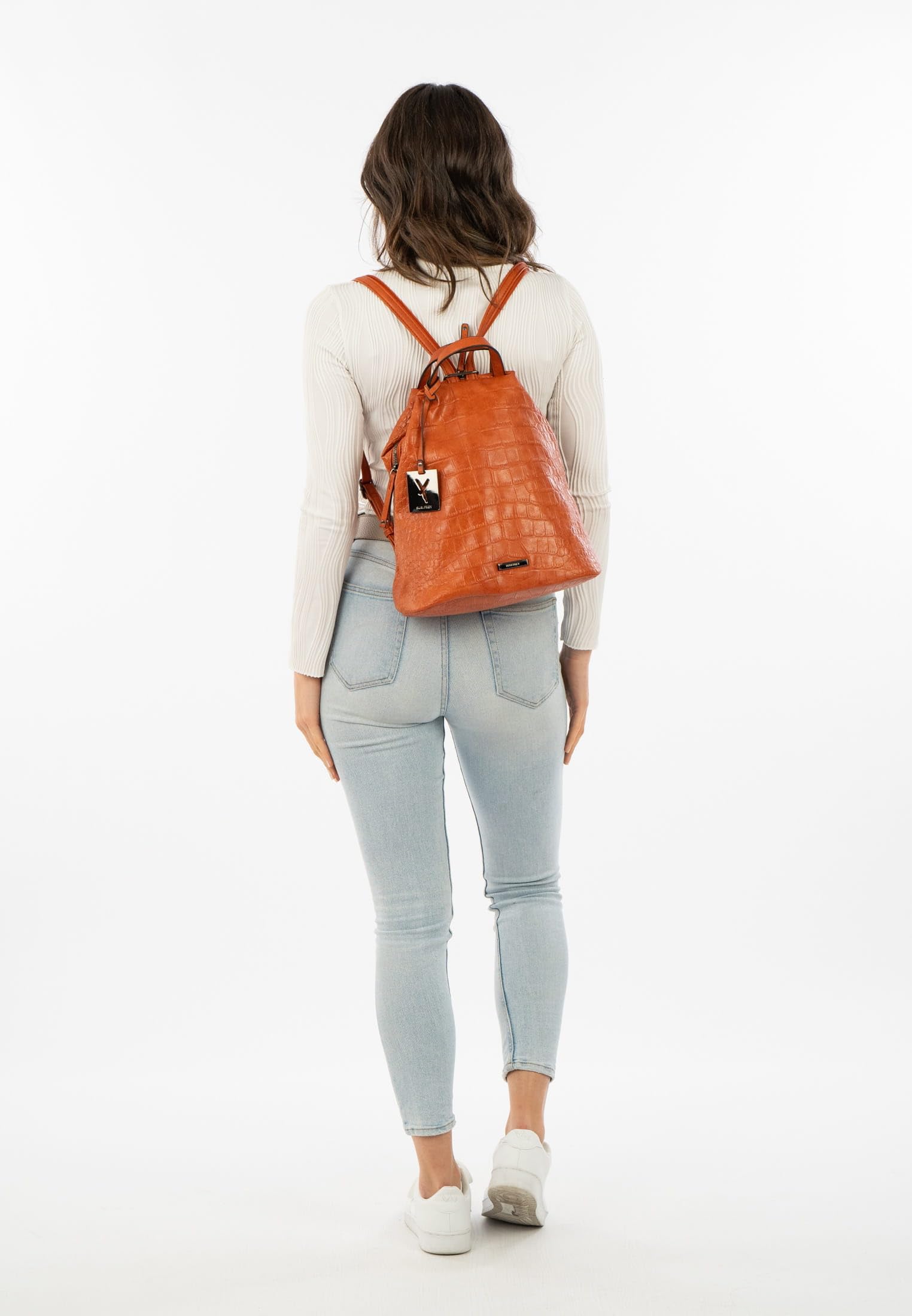 SURI FREY Hadley Backpack Rucksack Rust Reptil