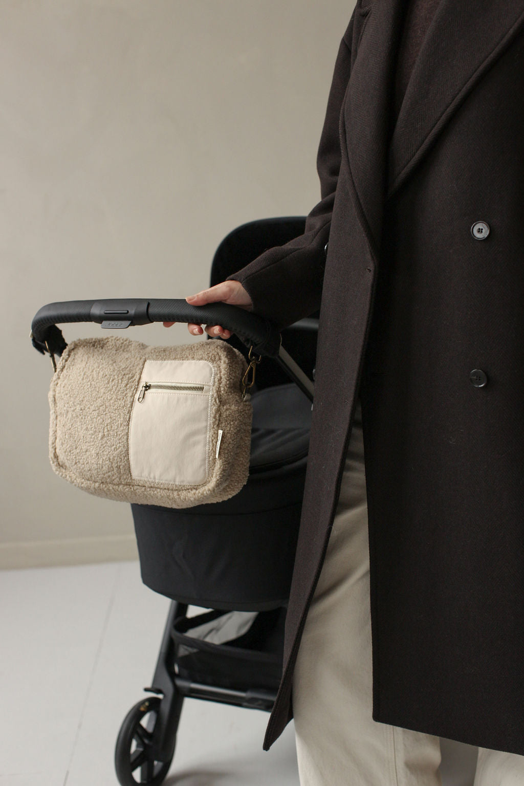 Studio Noos Teddy Kinderwagen-Organizer Ecru