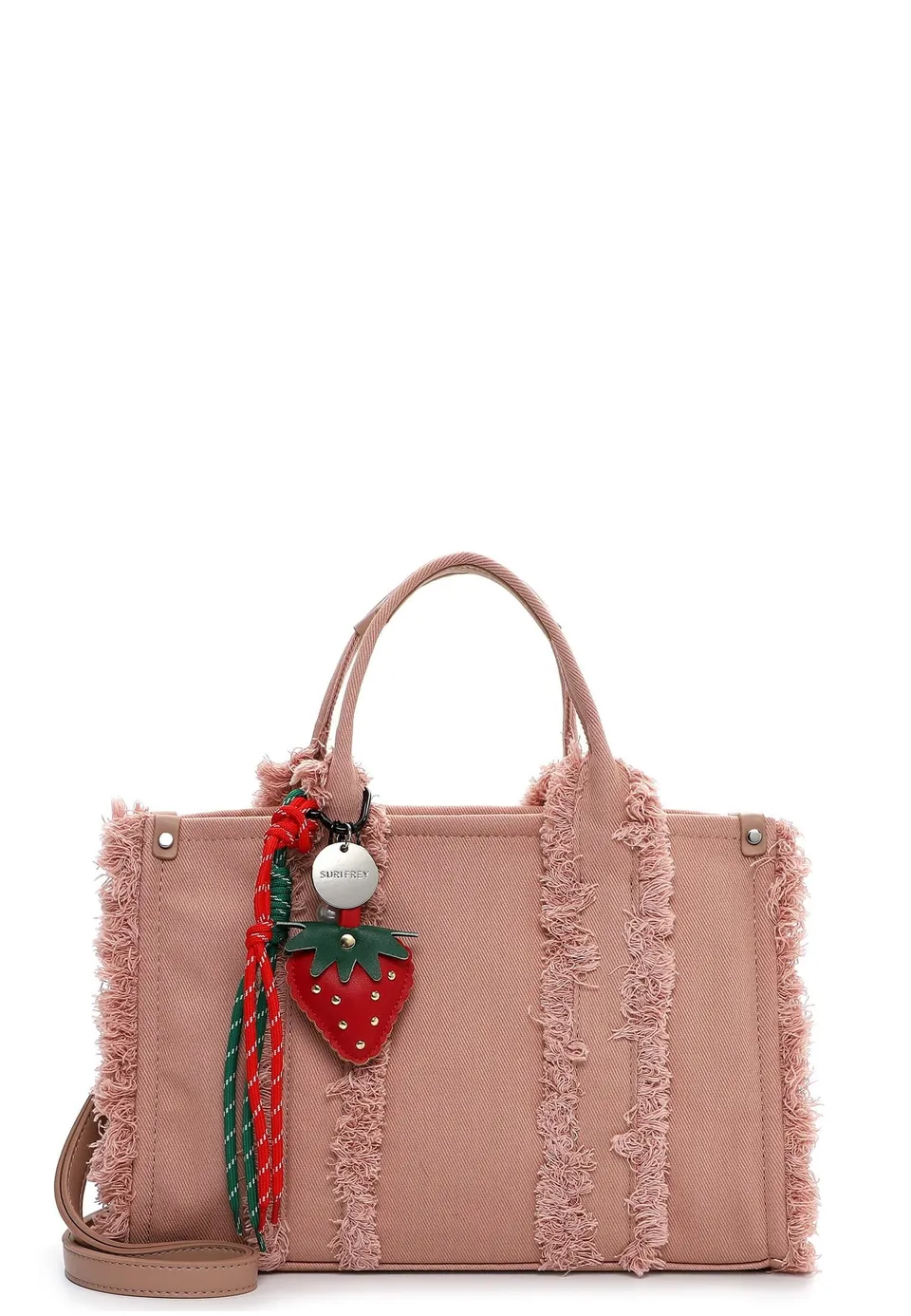 SURI FREY Kally Cityshopper Shopper Rose Denim-Optik