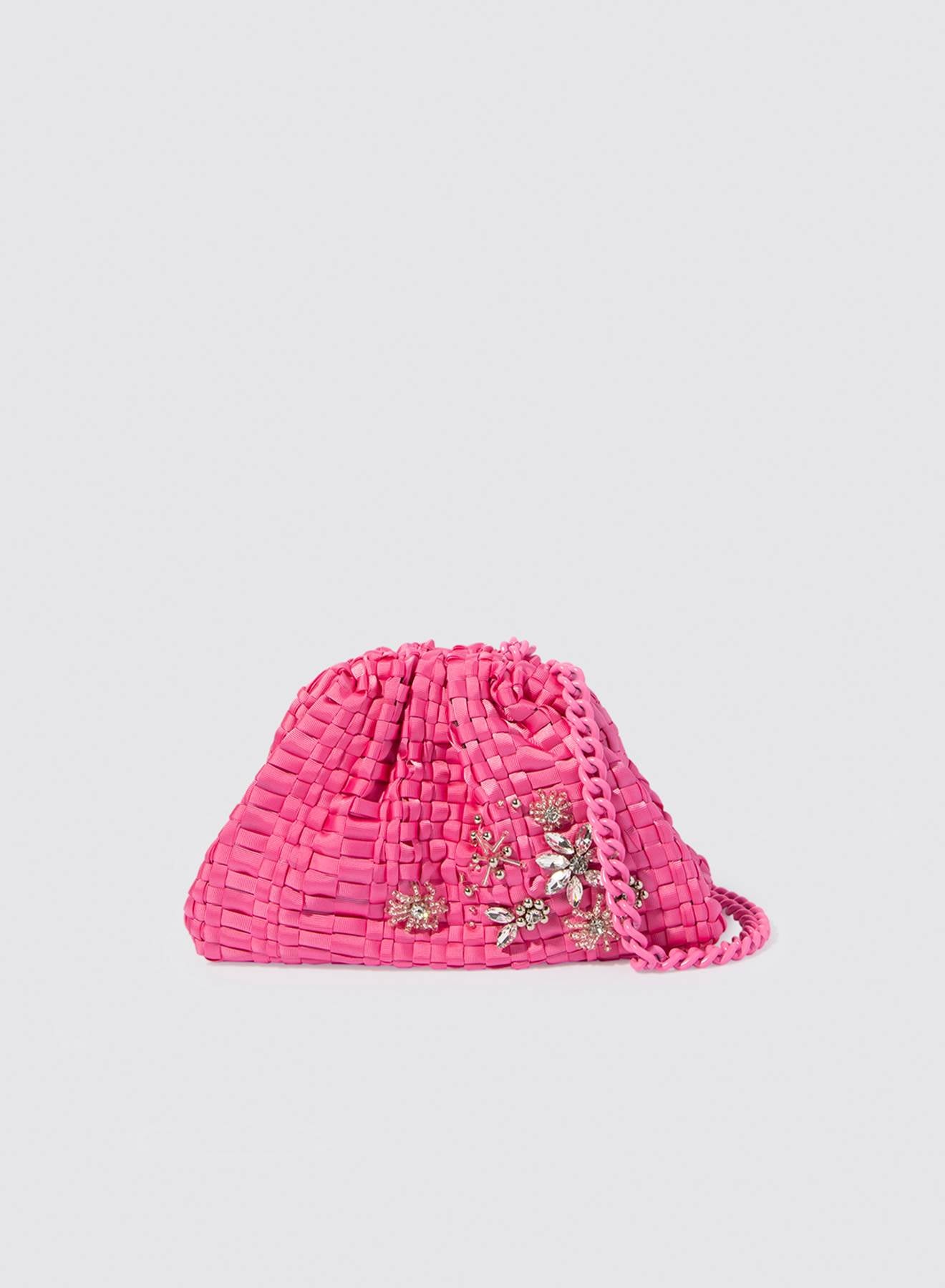Maria la Rosa Precious WBS25.4 Mini Clutch Ghiaccio