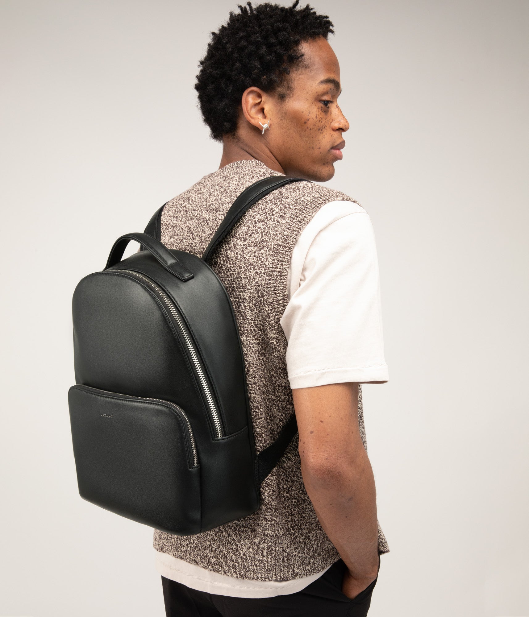 Matt & Nat Sol Caro Rucksack Schwarz 13 Zoll