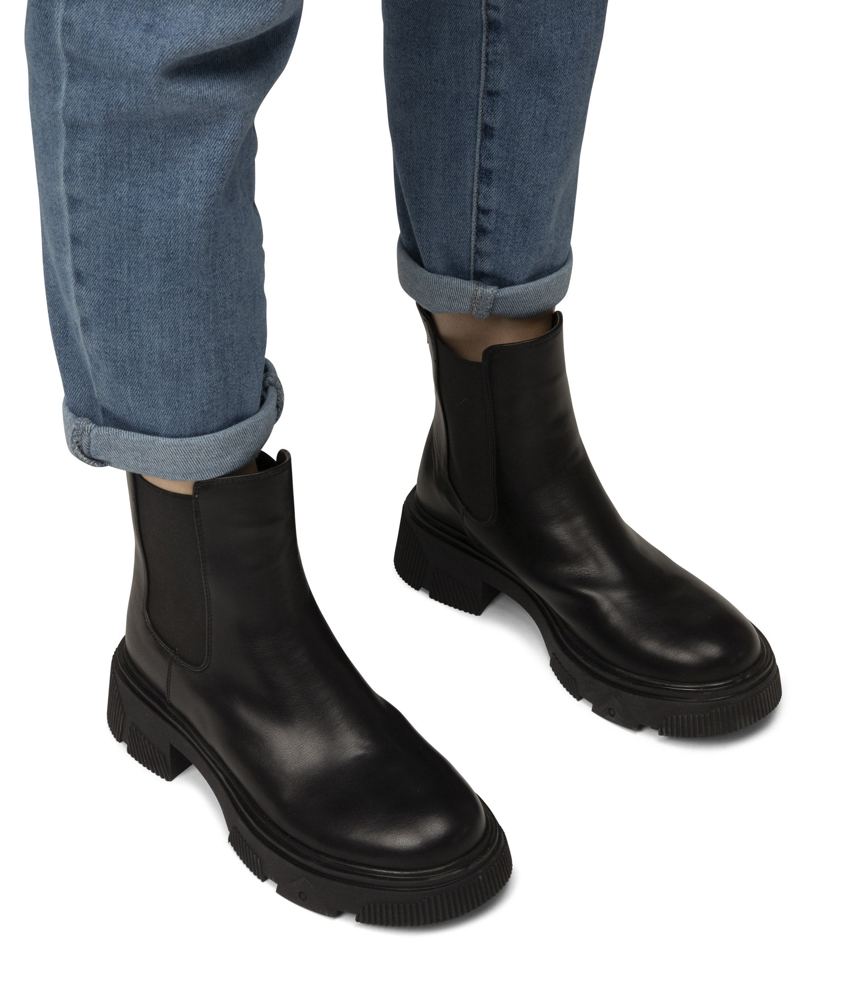 Matt & Nat Tayla Chelsea Boots Schwarz vegan