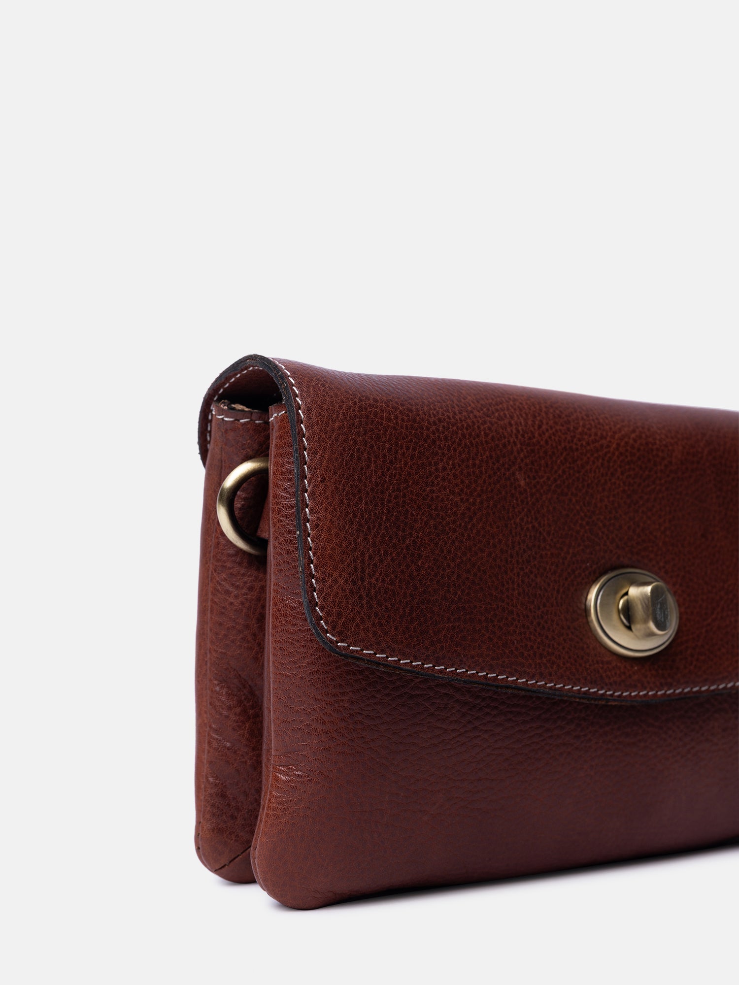 RE:DESIGNED Nisha Clutch 6587 Clutch Cognac Rindsleder