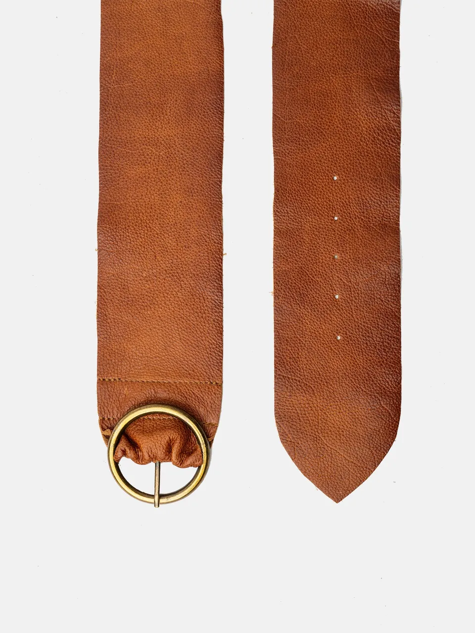 RE:DESIGNED Hila 5576 Ledergürtel Burned Tan 8 cm