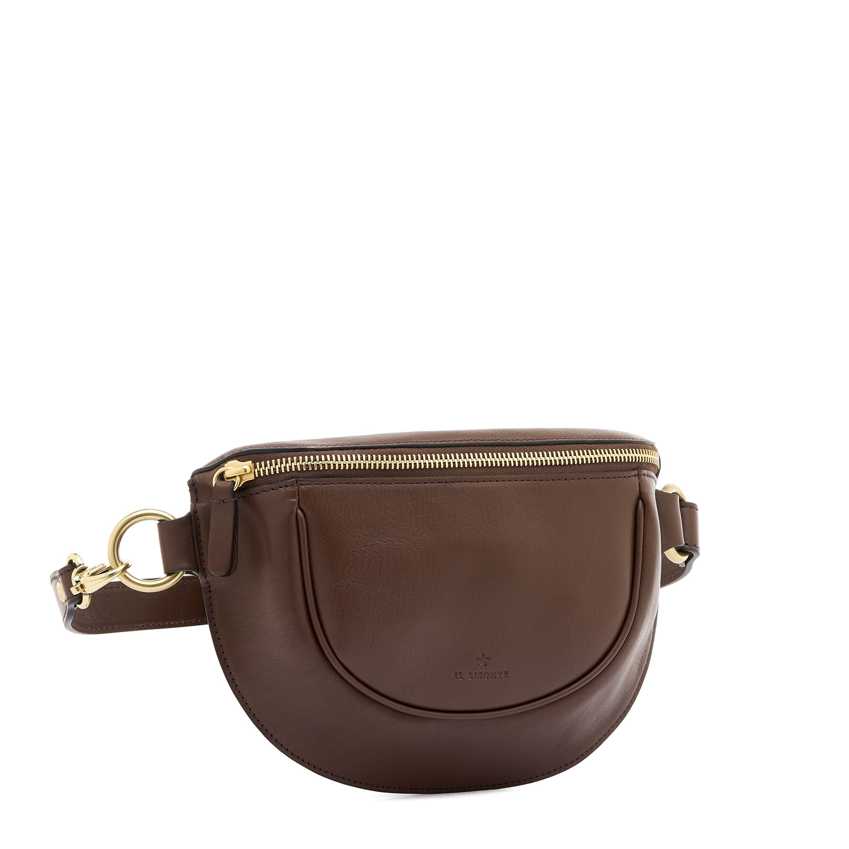 Il Bisonte Oliveta Bauchtasche Tabakbraun Vollleder
