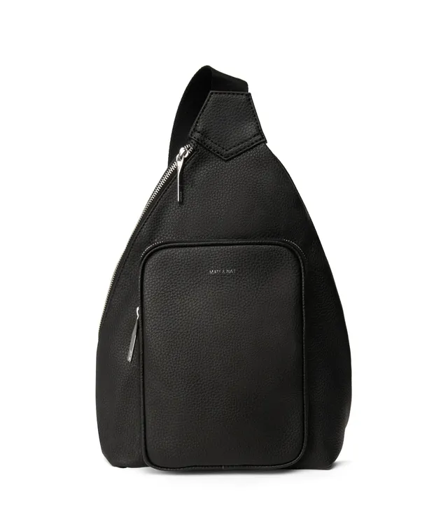 Matt & Nat Purity Orv Sling Bag Schwarz vegan