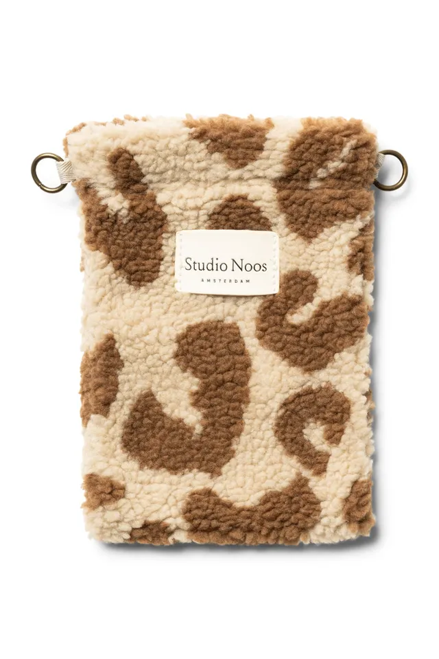 Studio Noos Teddy Phone Bag Handytasche Leopard