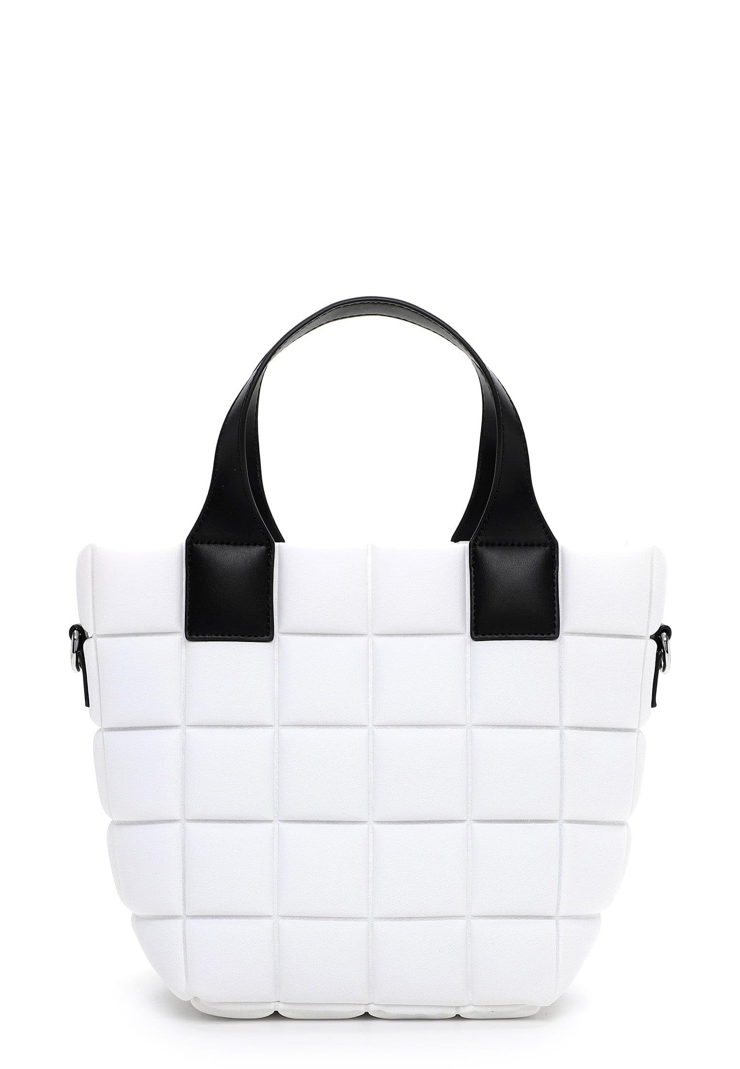 SURI FREY Jancy Cityshopper S Handtasche Ecru gesteppt