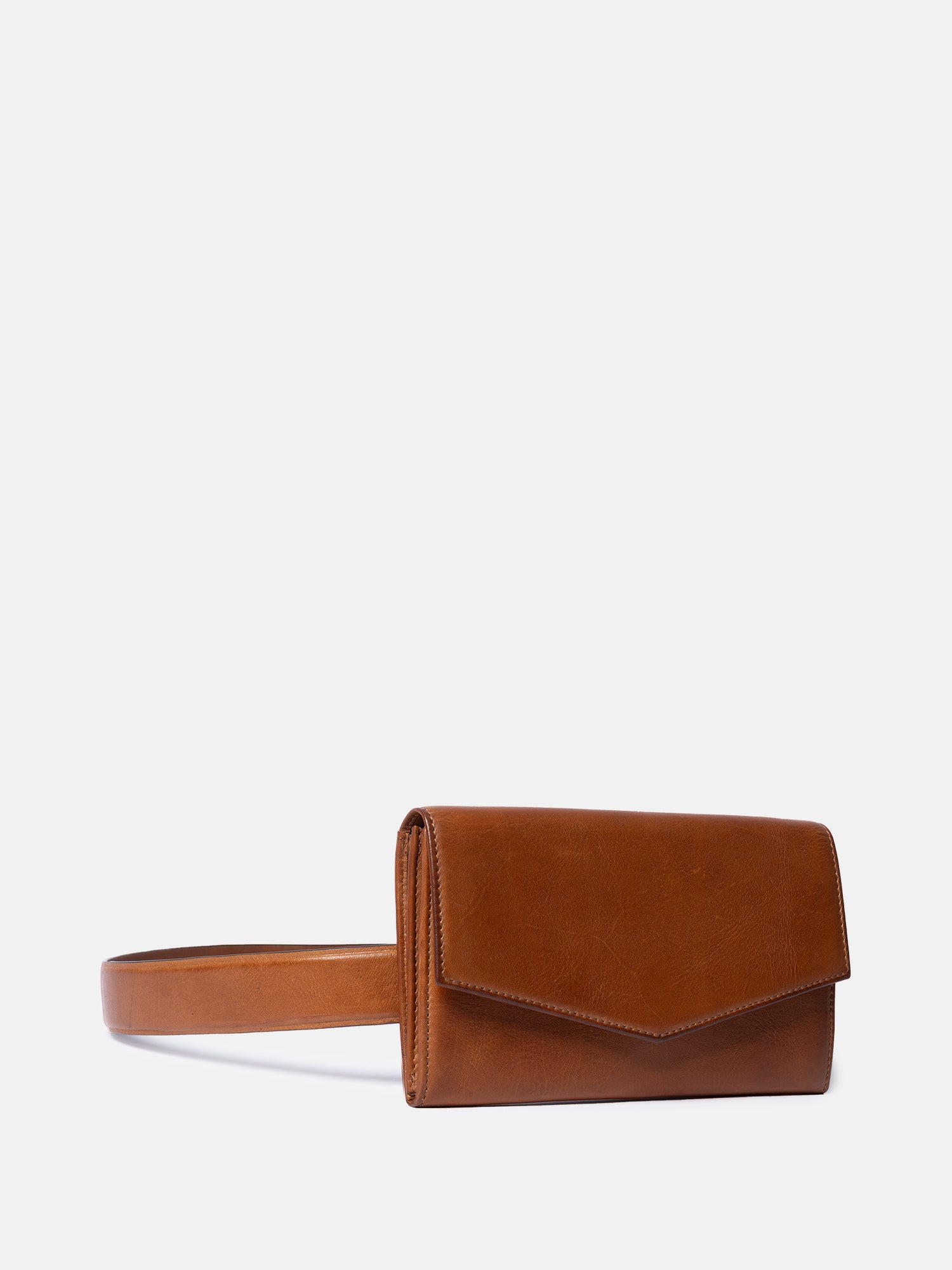 RE:DESIGNED Neo Gürteltasche Tan Vollleder