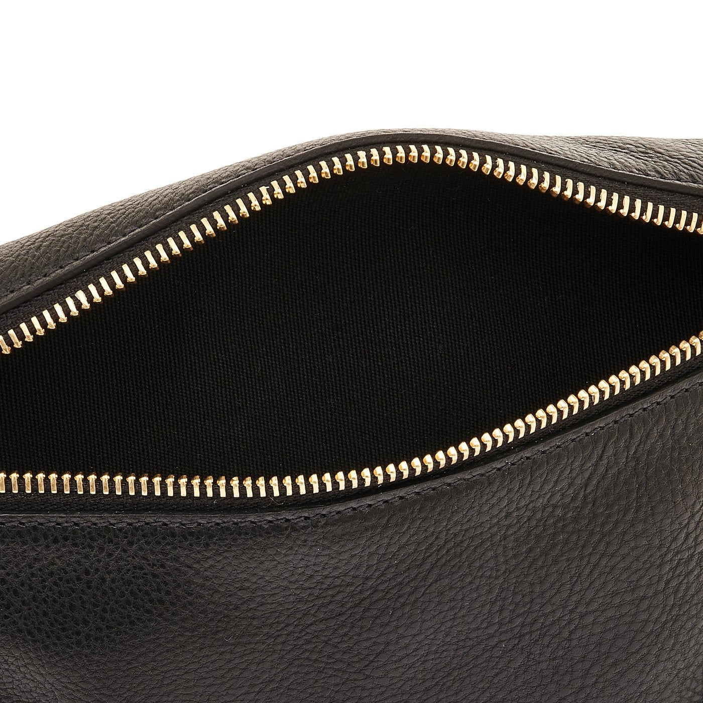 Il Bisonte Oliveta Gürteltasche Vollleder Schwarz