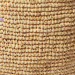 Maria la Rosa Poppyelle Tote Natural Blumen-Stickerei